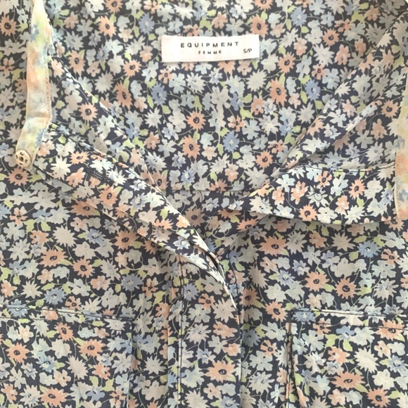 Équipement silk blouse size S - Picture 7 of 9